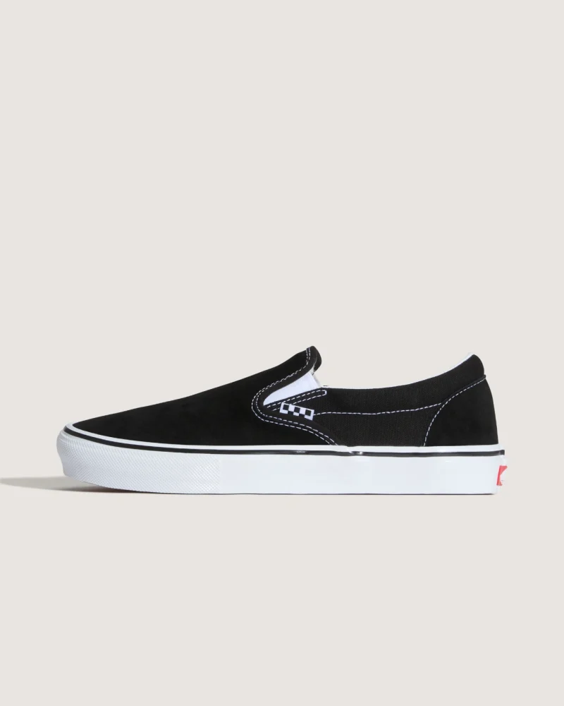 VANS - נעלי סקייט Skate Slip-On – VA5FCAY28 – black-white – 1