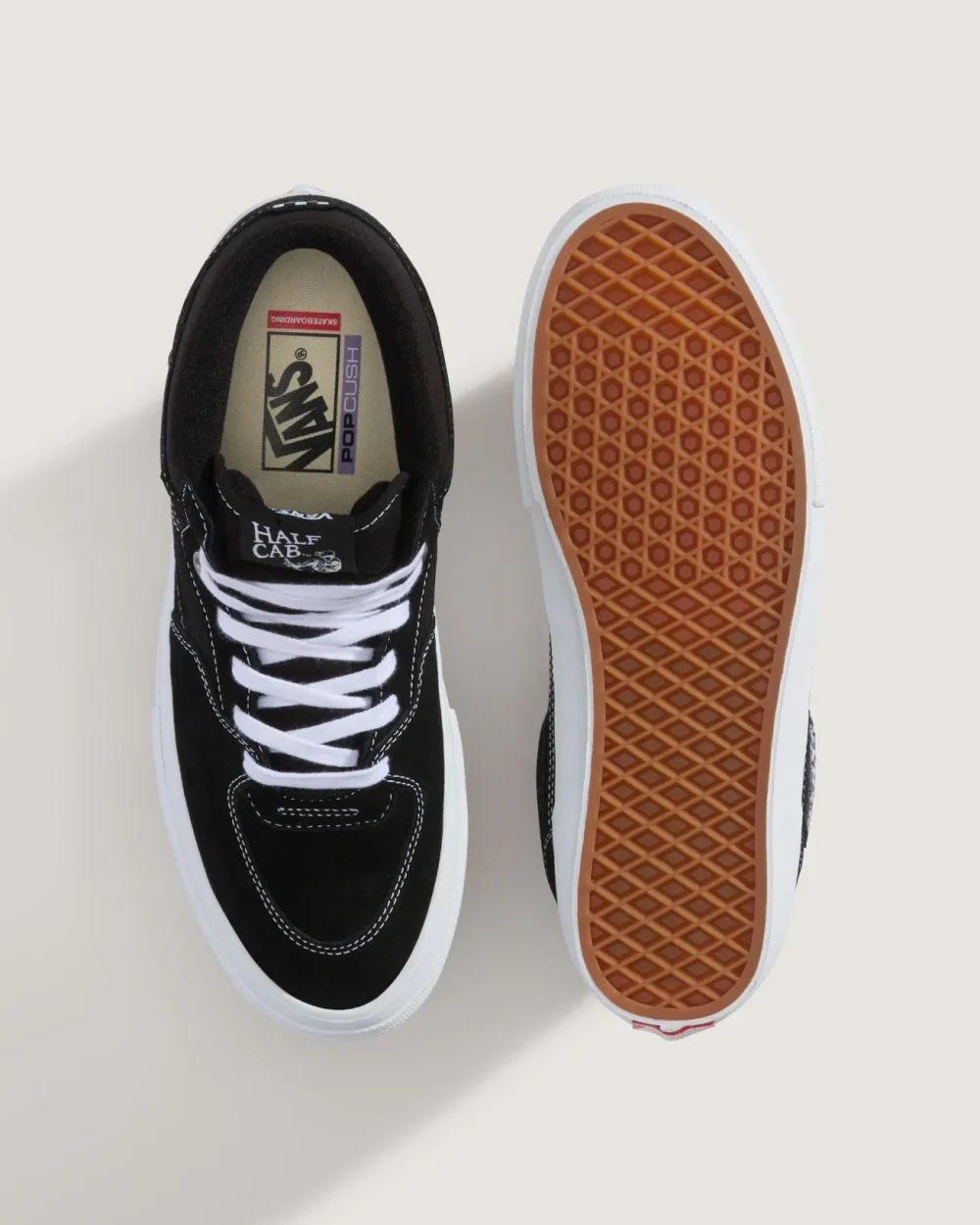 VANS - נעלי סקייט Skate Half Cab – VA5FCDY28 – black-white – 2