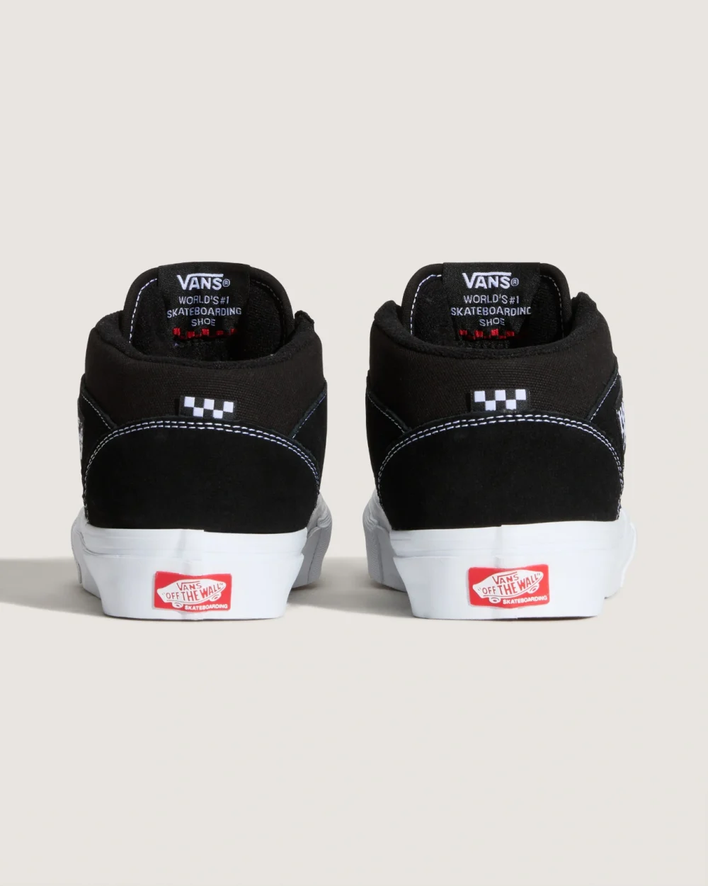 VANS - נעלי סקייט Skate Half Cab – VA5FCDY28 – black-white – 3