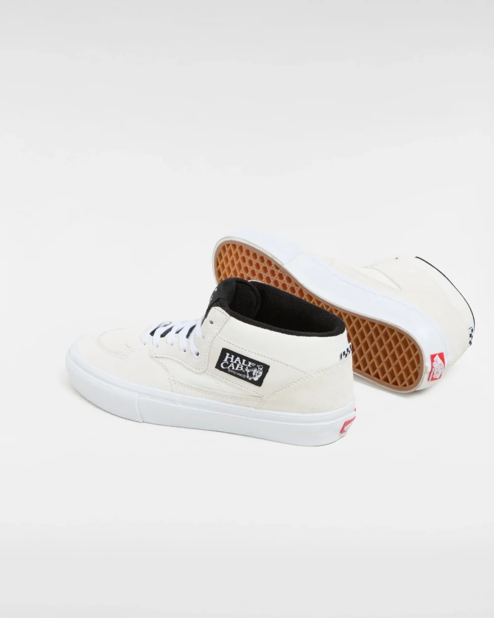 VANS - נעלי סקייט Skate Half Cab – VA5FCDYB2 – white-black – 2