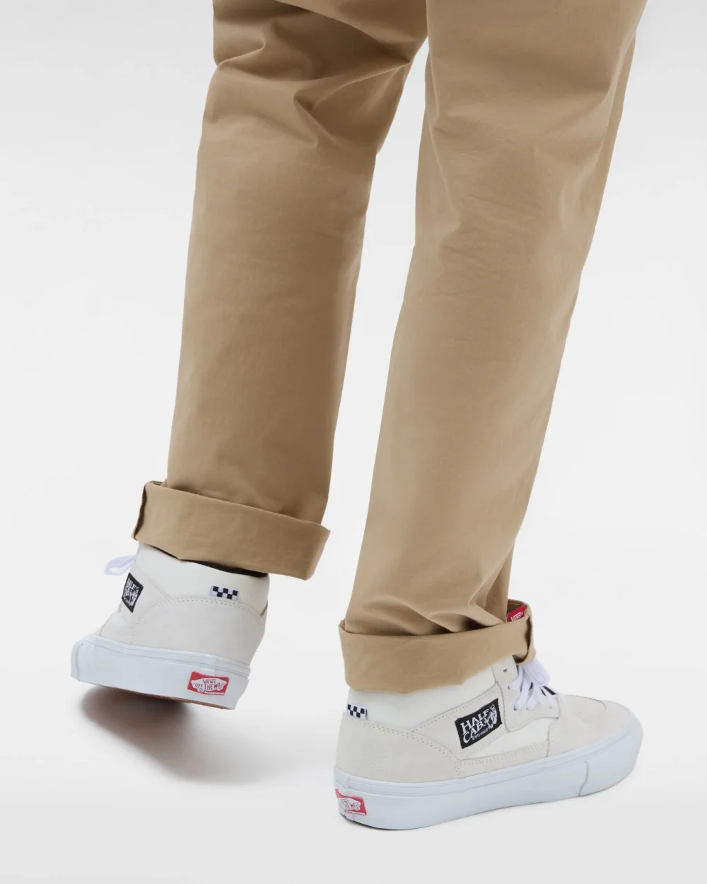 VANS - נעלי סקייט Skate Half Cab – VA5FCDYB2 – white-black – 4