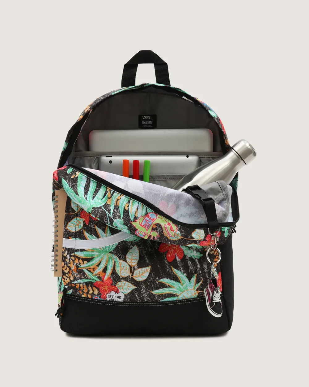 VANS - תיק גב Construct Skool – VA5FHWYSP – crayola-floral – 1