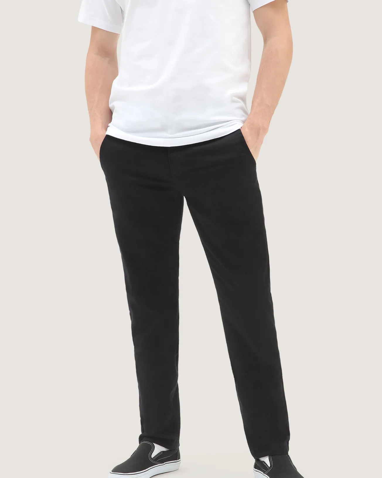 VANS - מכנסיים ארוכים Authentic Chino Slim – VA5FJ7BLK – black – 1