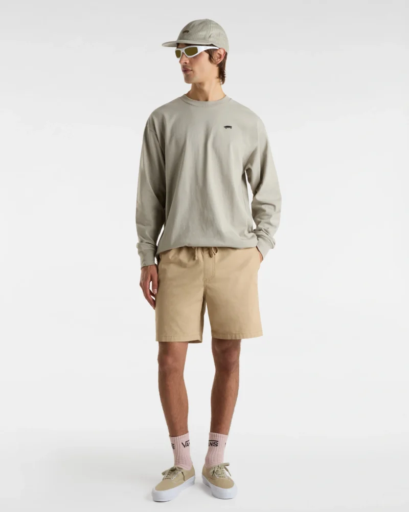 VANS - מכנסיים קצרים Range Relaxed Elastic – VA5FKD4MG – incense – 5