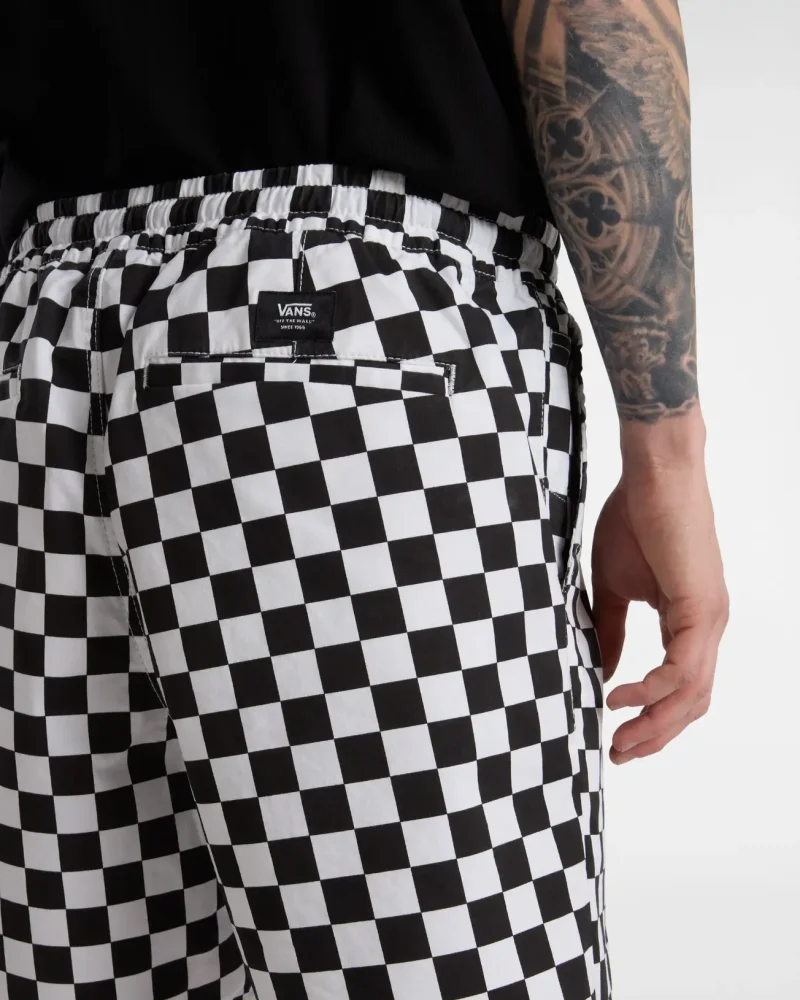 VANS - מכנסיים קצרים Range Relaxed Elastic – VA5FKD705 – checkerboard – 4