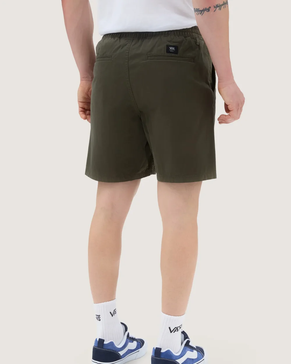 VANS - מכנסיים קצרים Range Relaxed Elastic – VA5FKDKCZ – grape-leaf – 2