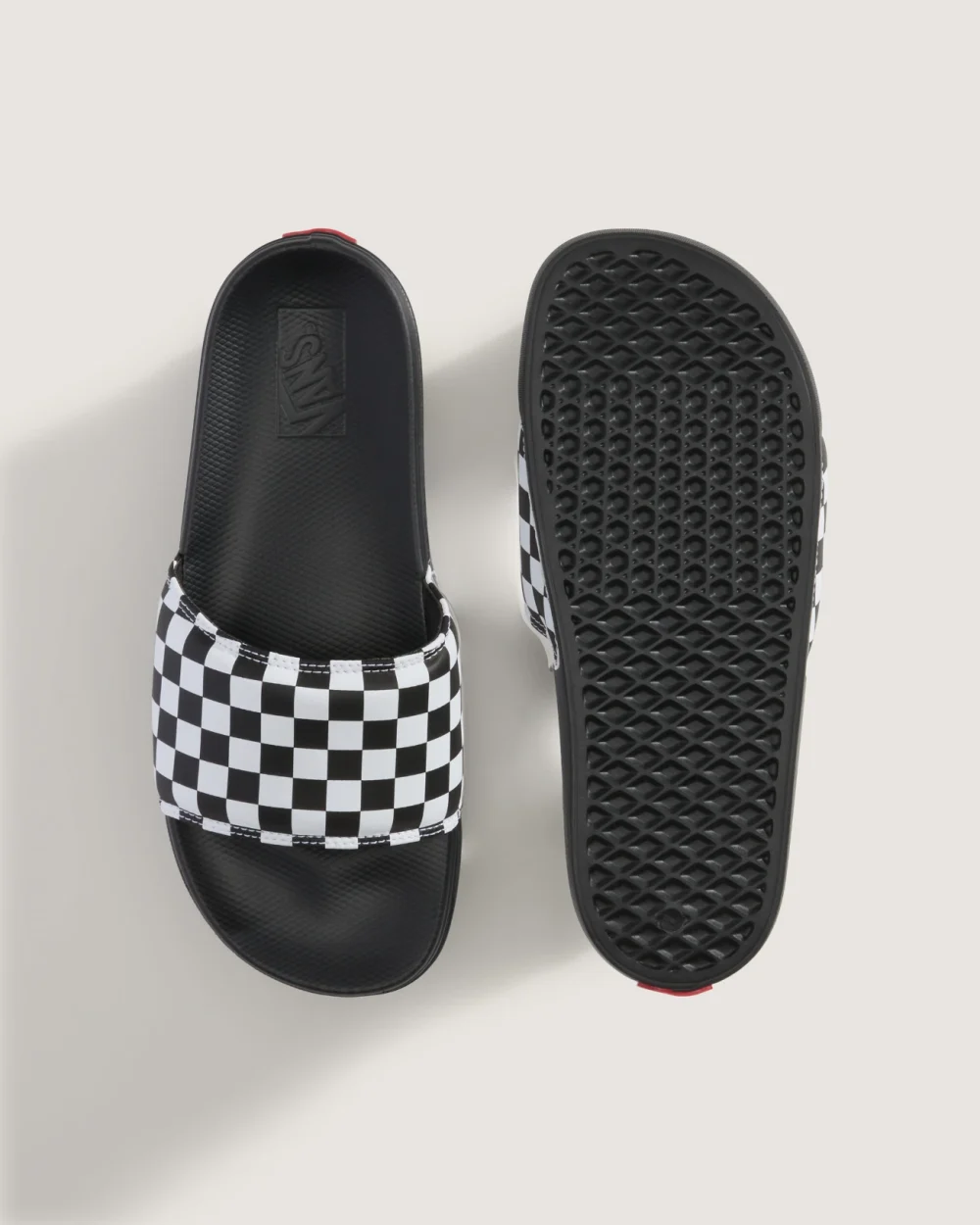 VANS - כפכפים Mte La Costa Slide-On – VA5HF527I – checkerboard-truwht-blk – 2