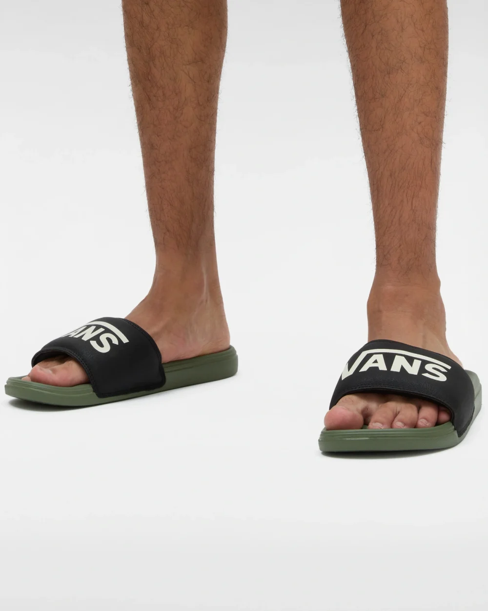 VANS - כפכפים Mn La Costa Slide-On – VA5HF5GWL – black-olivine – 4