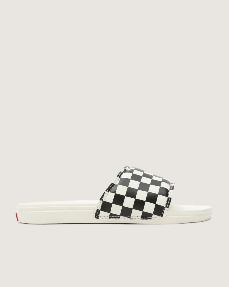 VANS - כפכפים Mte La Costa Slide-On – VA5HFER6R – checkerboard-black-mars – 2
