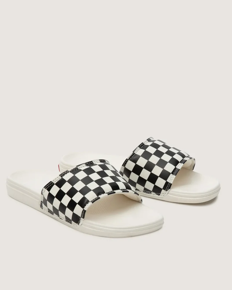 VANS - כפכפים Mte La Costa Slide-On – VA5HFER6R – checkerboard-black-mars – 3