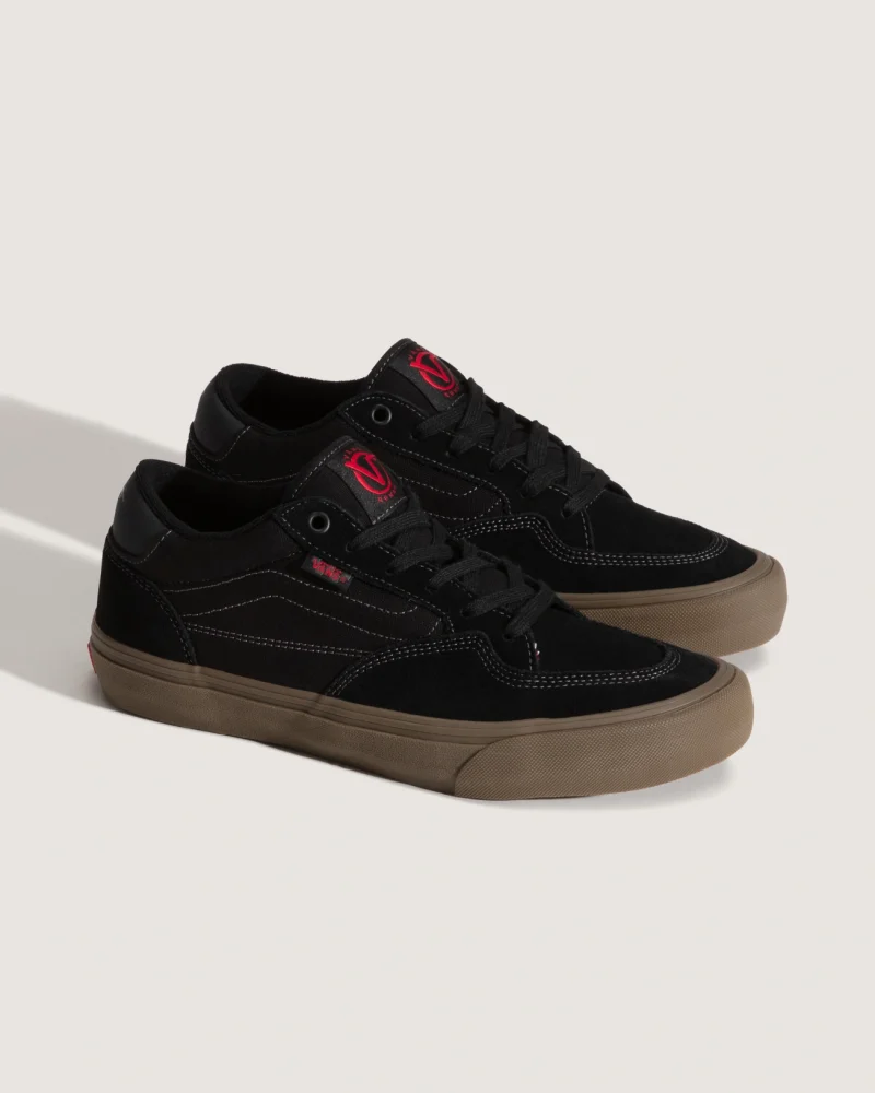 VANS - נעלי סקייט Skate Rowan – VA5JIC39L – black-dark-gum – 1