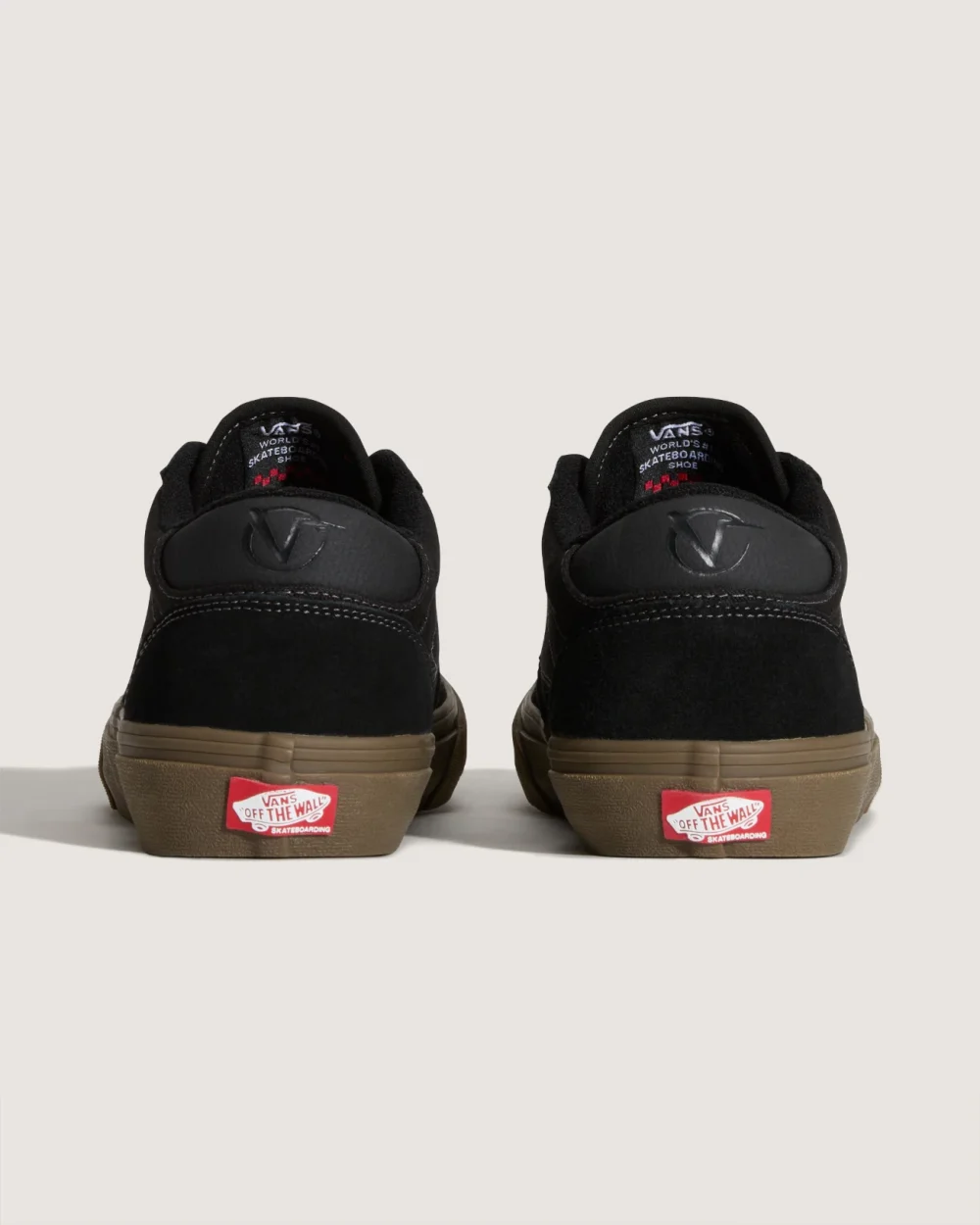 VANS - נעלי סקייט Skate Rowan – VA5JIC39L – black-dark-gum – 3