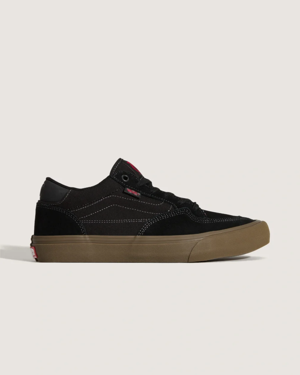 VANS - נעלי סקייט Skate Rowan – VA5JIC39L – black-dark-gum – 4