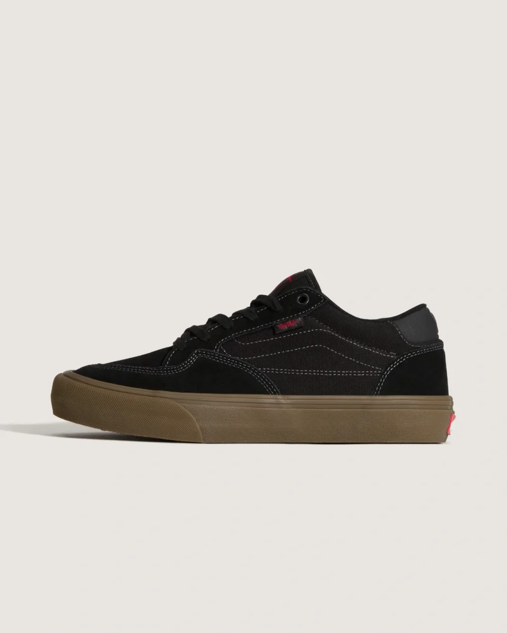 VANS - נעלי סקייט Skate Rowan – VA5JIC39L – black-dark-gum – 1
