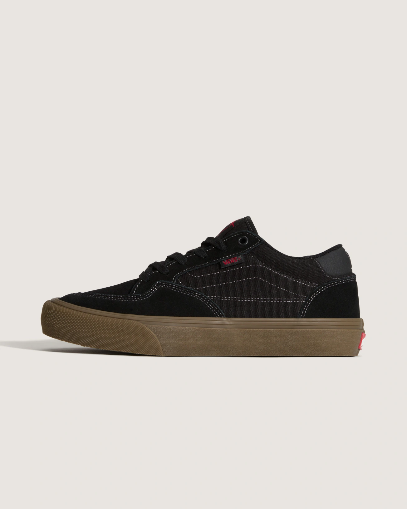 VANS - נעלי סקייט Skate Rowan – VA5JIC39L – black-dark-gum – 1