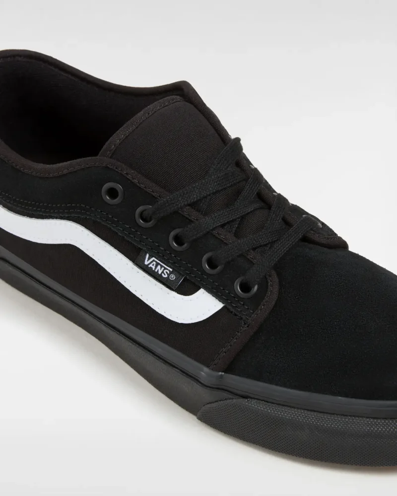 VANS - נעלי סקייט Chukka Low Sidestripe – VA5KQZB8C – black-black-white – 3
