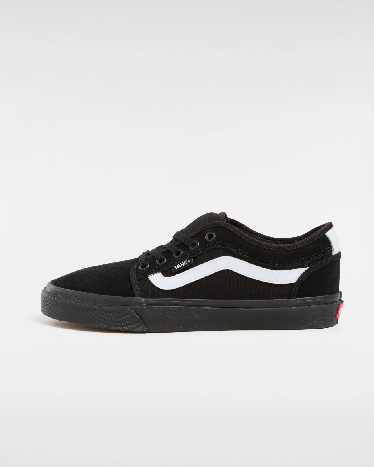 VANS - נעלי סקייט Chukka Low Sidestripe – VA5KQZB8C – black-black-white – 1
