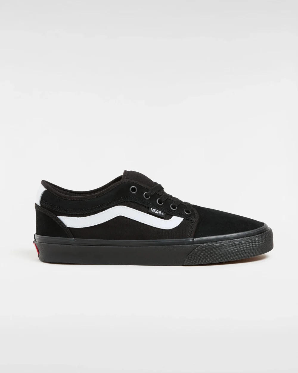 VANS - נעלי סקייט Chukka Low Sidestripe – VA5KQZB8C – black-black-white – 5