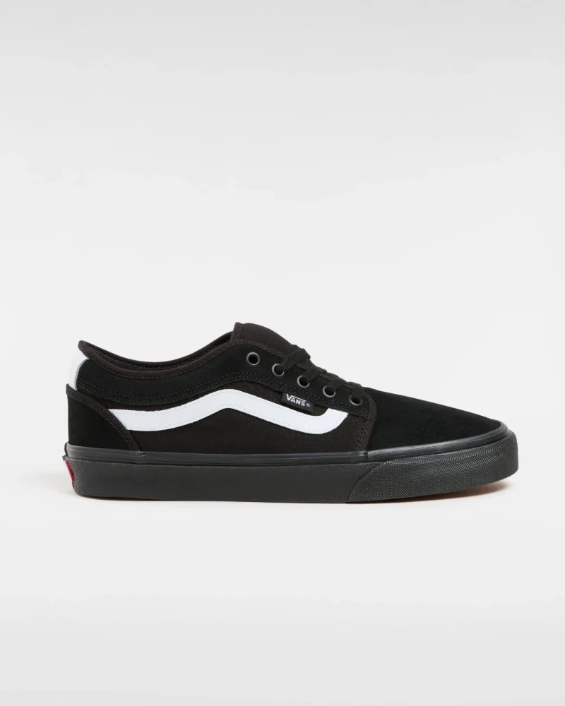 VANS - נעלי סקייט Chukka Low Sidestripe – VA5KQZB8C – black-black-white – 5