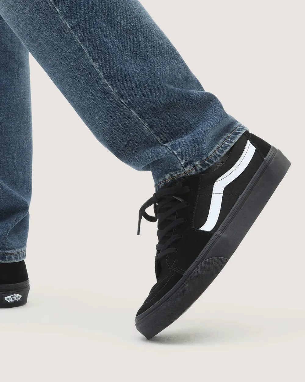 VANS - נעלי סניקרס Sk8-Low – VA5KXDBZW – contrast-black-white – 2