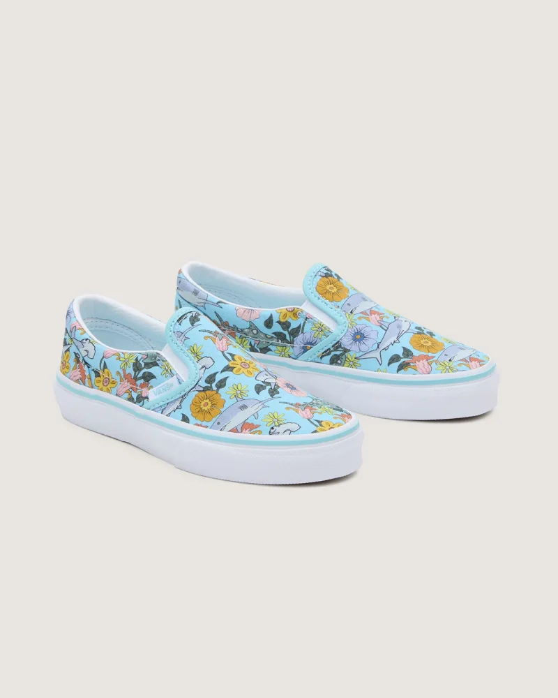 VANS - סניקרס ילדים Slip-On – VA5KXMBER – into-the-blue-blue-multi – 4