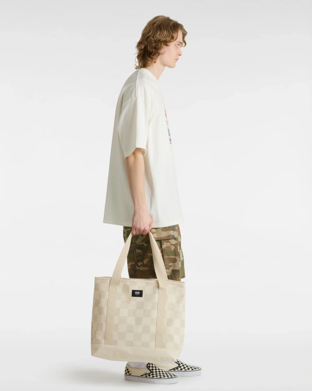 VANS - תיק צד Pergs Tote – VA7PQE2N1 – oatmeal – 4