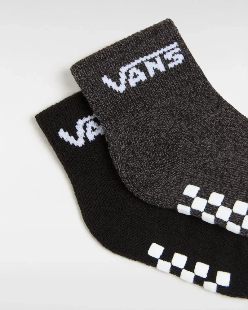 VANS - מארז 2 גרביים תינוקות Drop V Classic – VA7PTCBLK – black – 2