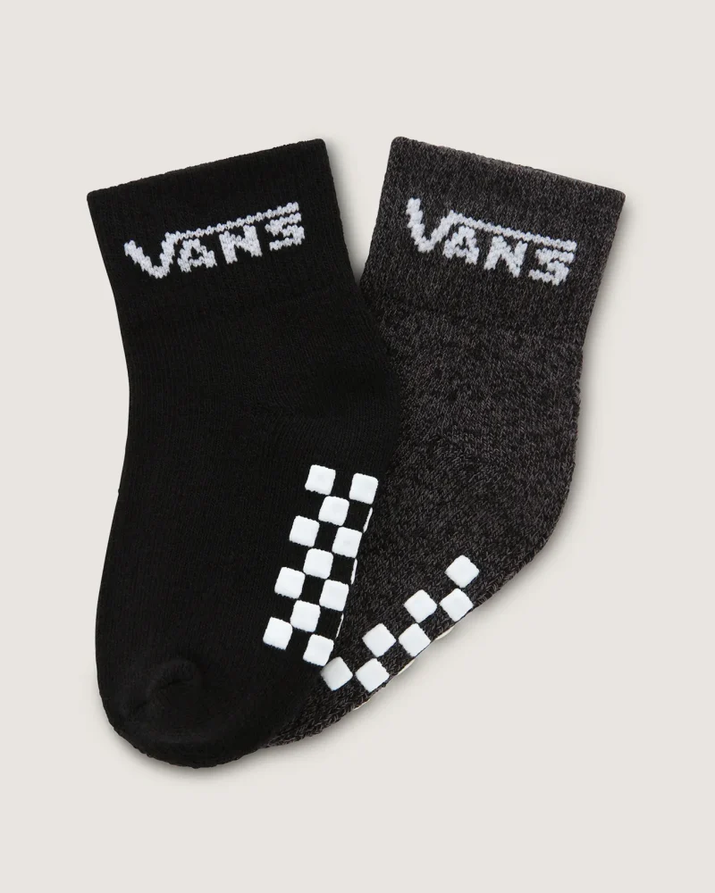 VANS - מארז 2 גרביים תינוקות Drop V Classic – VA7PTCBLK – black – 1