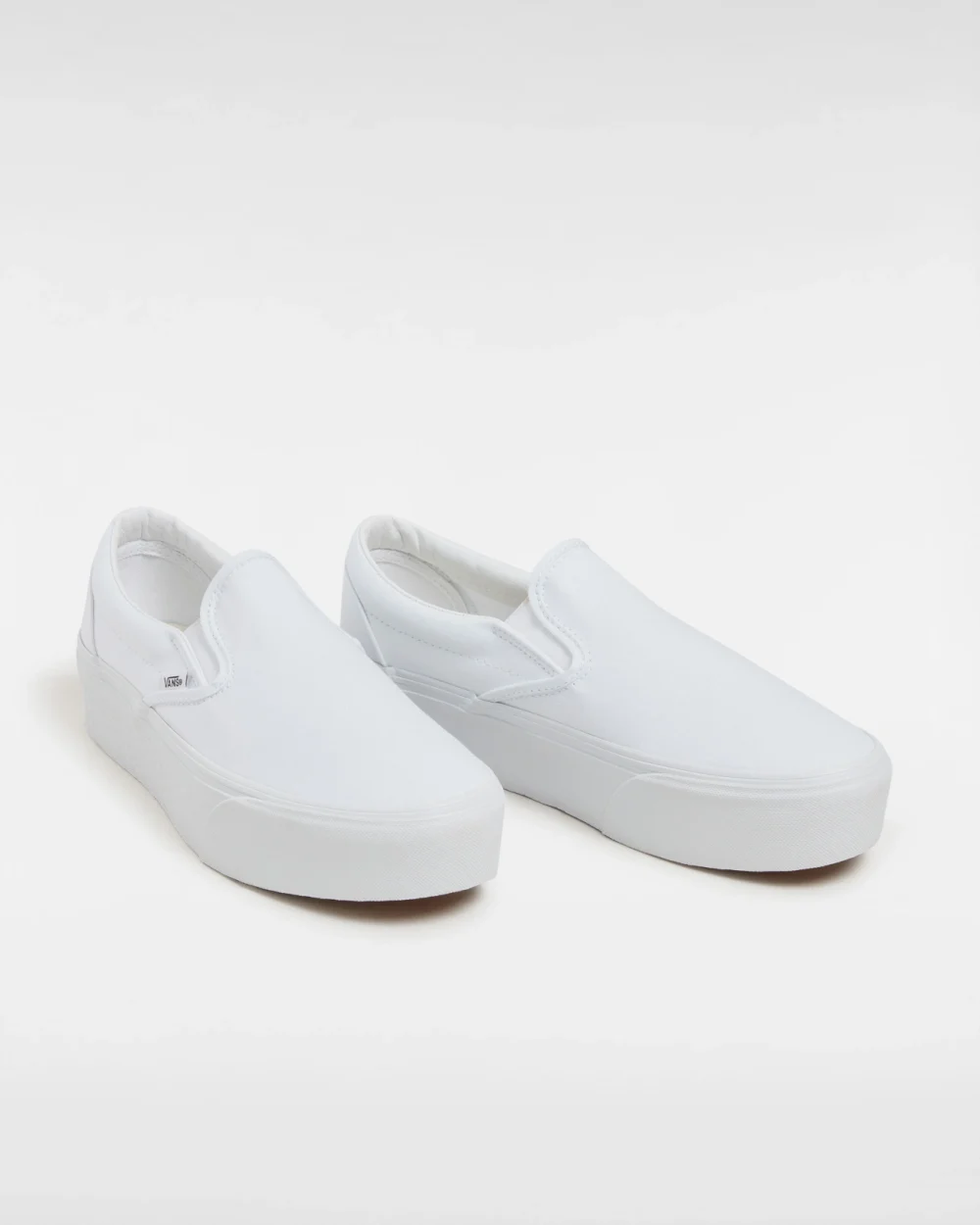 VANS - נעלי פלטפורמה Classic Slip-On Stackform – VA7Q5RW00 – canvas-true-white – 1