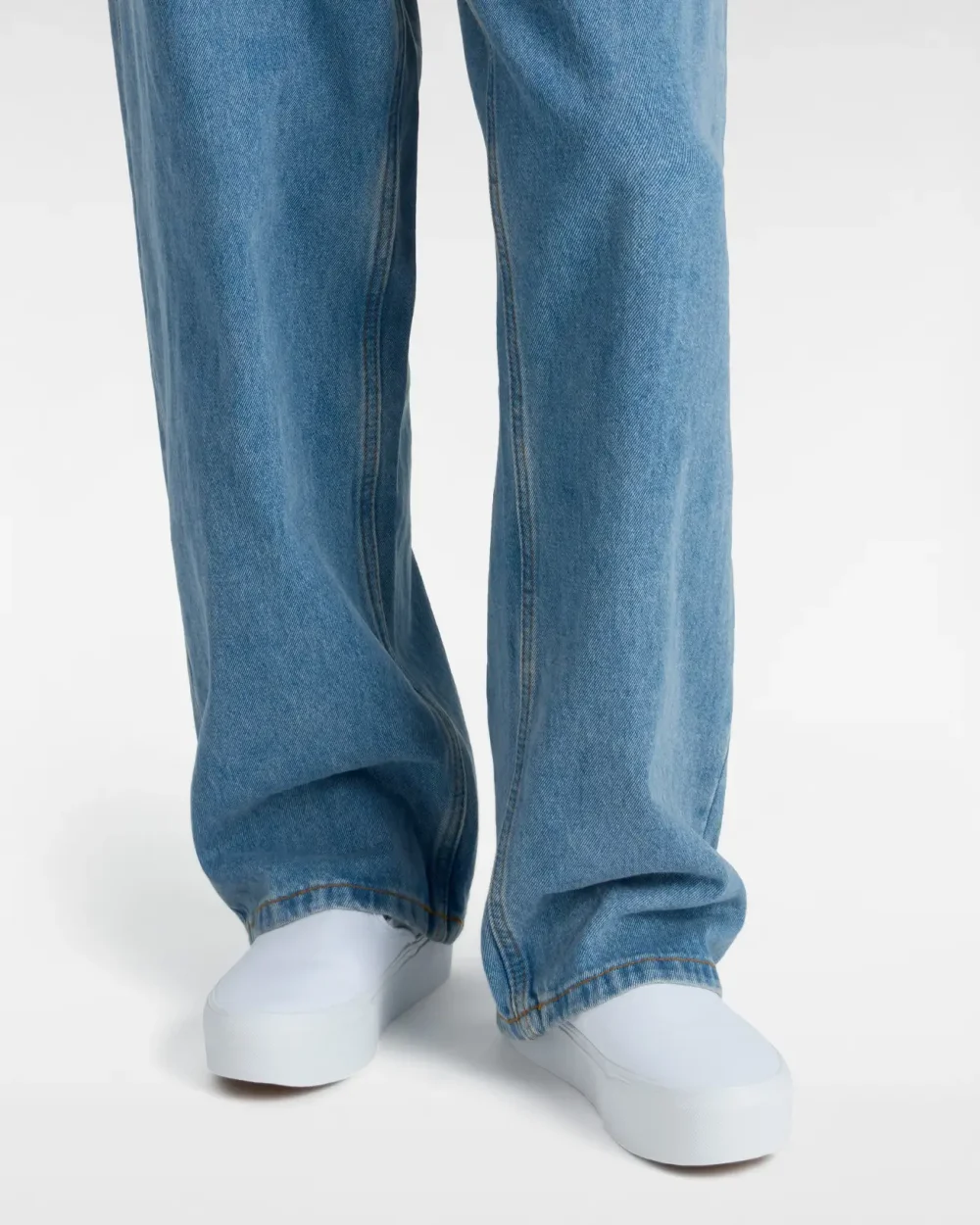 VANS - נעלי פלטפורמה Classic Slip-On Stackform – VA7Q5RW00 – canvas-true-white – 4