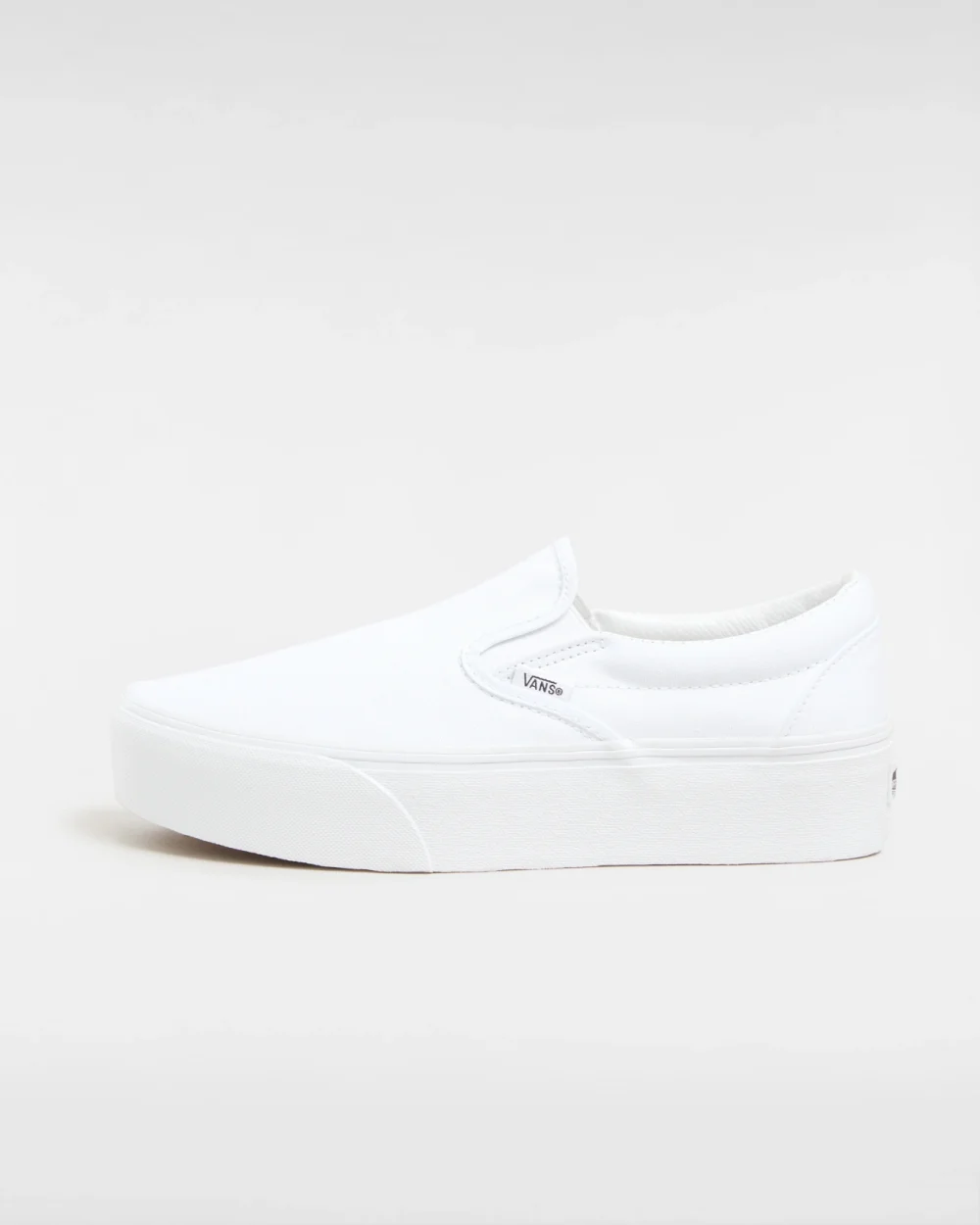 VANS - נעלי פלטפורמה Classic Slip-On Stackform – VA7Q5RW00 – canvas-true-white – 1