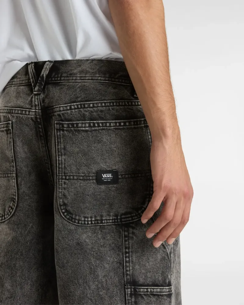 VANS - מכנסיים קצרים Drill Chore Loose Denim – VA7S4SE90 – stonewash-black – 7