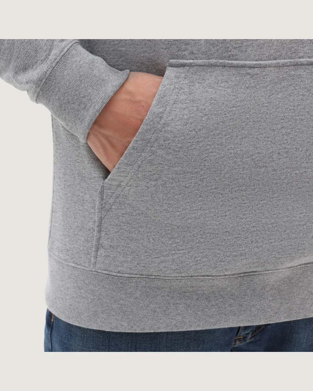 VANS - קפוצ'ון Circled Checker – VA7S8B02F – cement-heather – 3