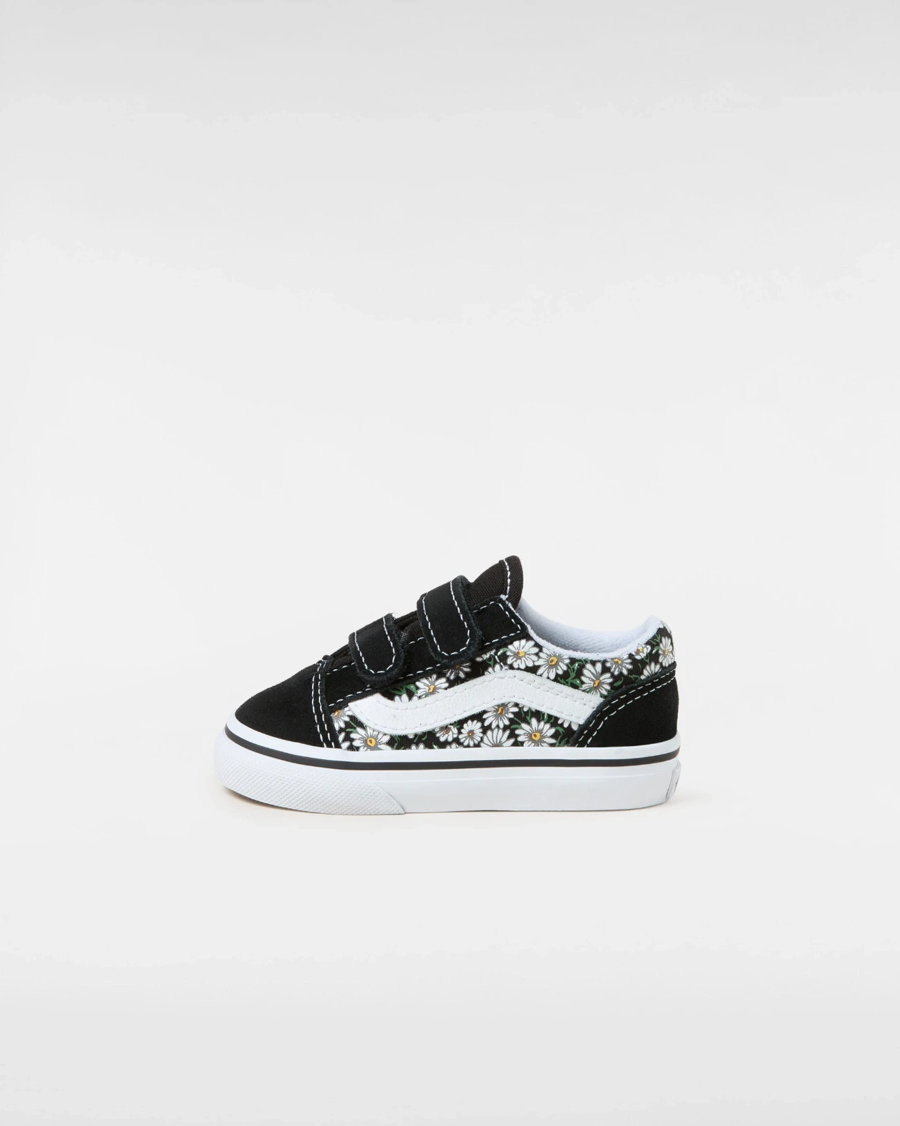VANS - נעלי תינוקות Old Skool V – V009RCBA2 – daisies-black-white – 1