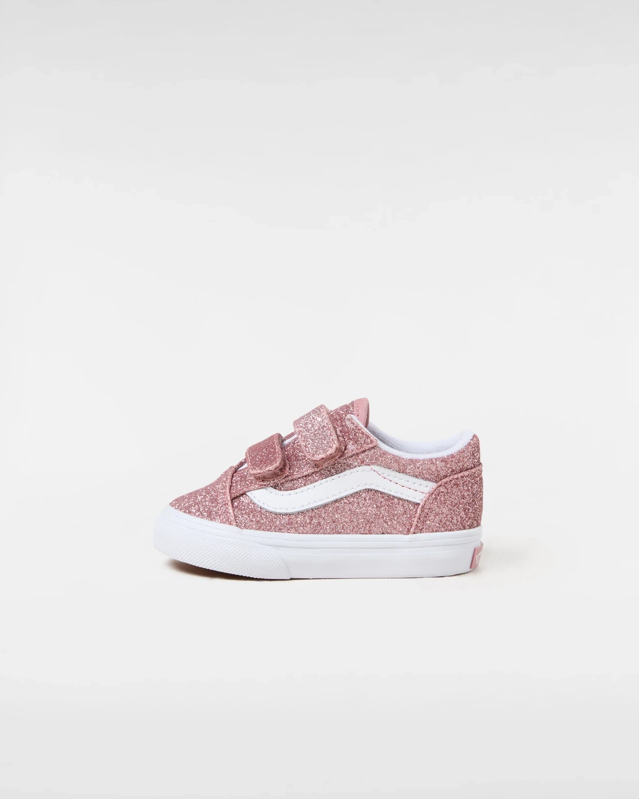 VANS - נעלי תינוקות Old Skool V – V009RCFSL – glitter-rose-gold – 1
