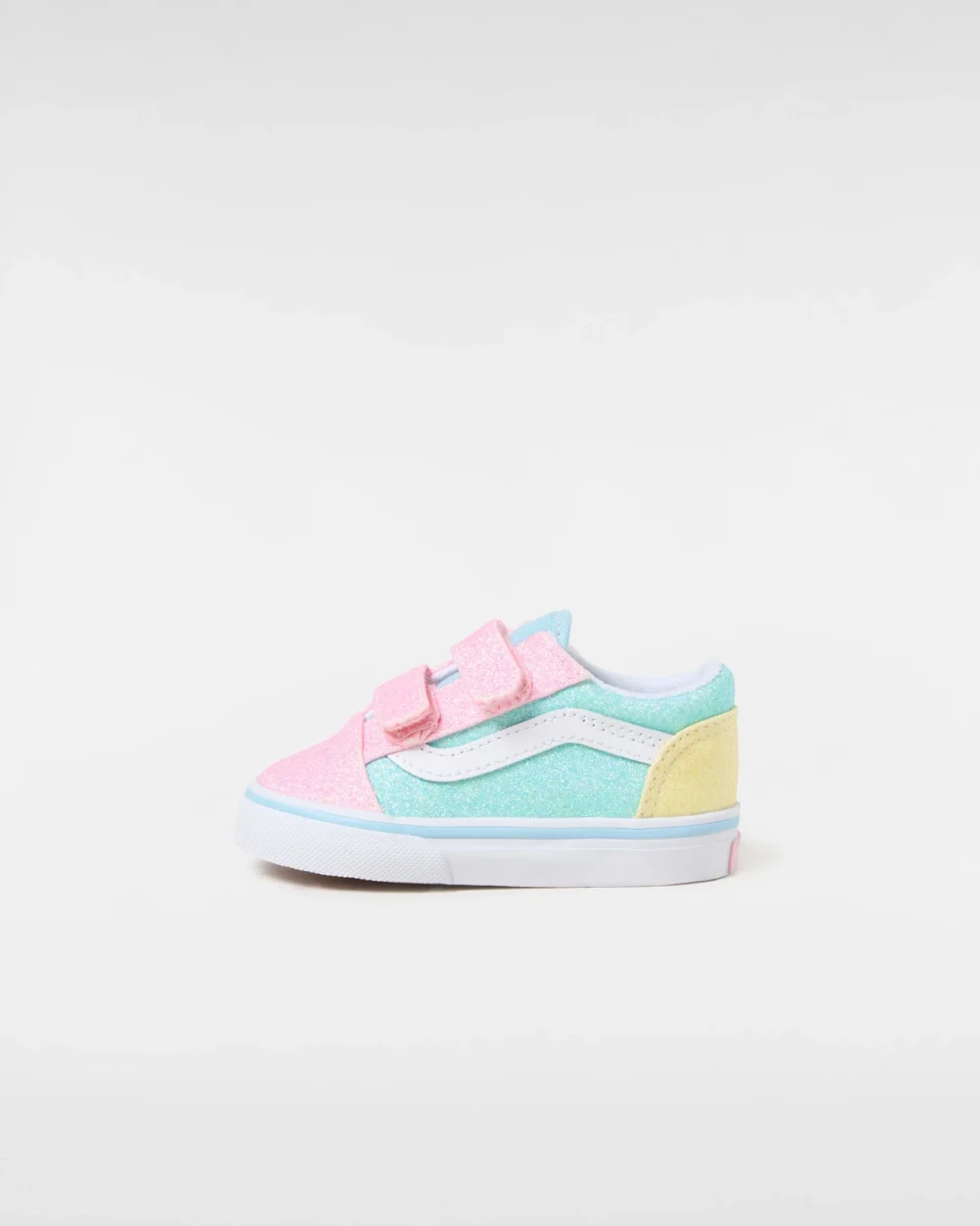 VANS - נעלי תינוקות Old Skool V – V00CS6ZQP – pastel-glitter-pastel-multi – 1
