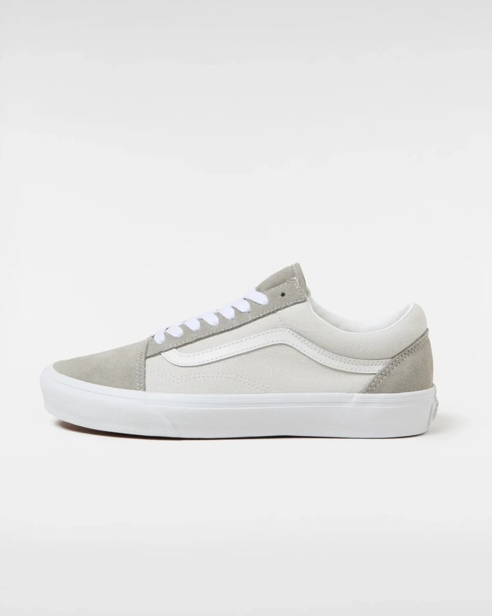 VANS - נעלי סניקרס Old Skool – V00CT8BGF – canvas-suede-block-gray – 1