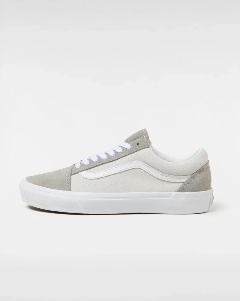 VANS - נעלי סניקרס Old Skool – V00CT8BGF – canvas-suede-block-gray – 1