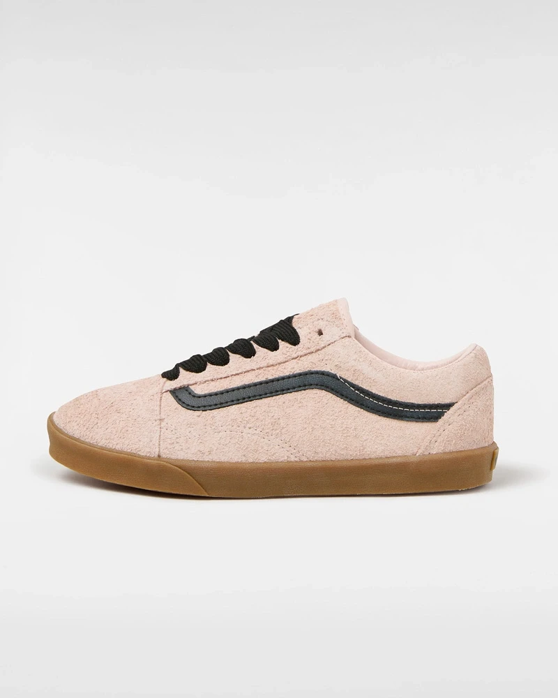 VANS - נעלי סניקרס Old Skool Lowpro – V00D0ERF8 – hairy-suede-peach-blush – 1