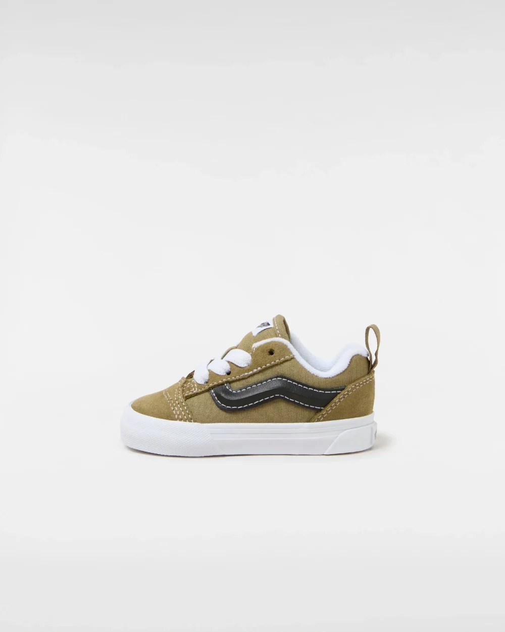 VANS - נעלי תינוקות Knu Skool Elastic Lace – V00D0KBIQ – olive-black – 1
