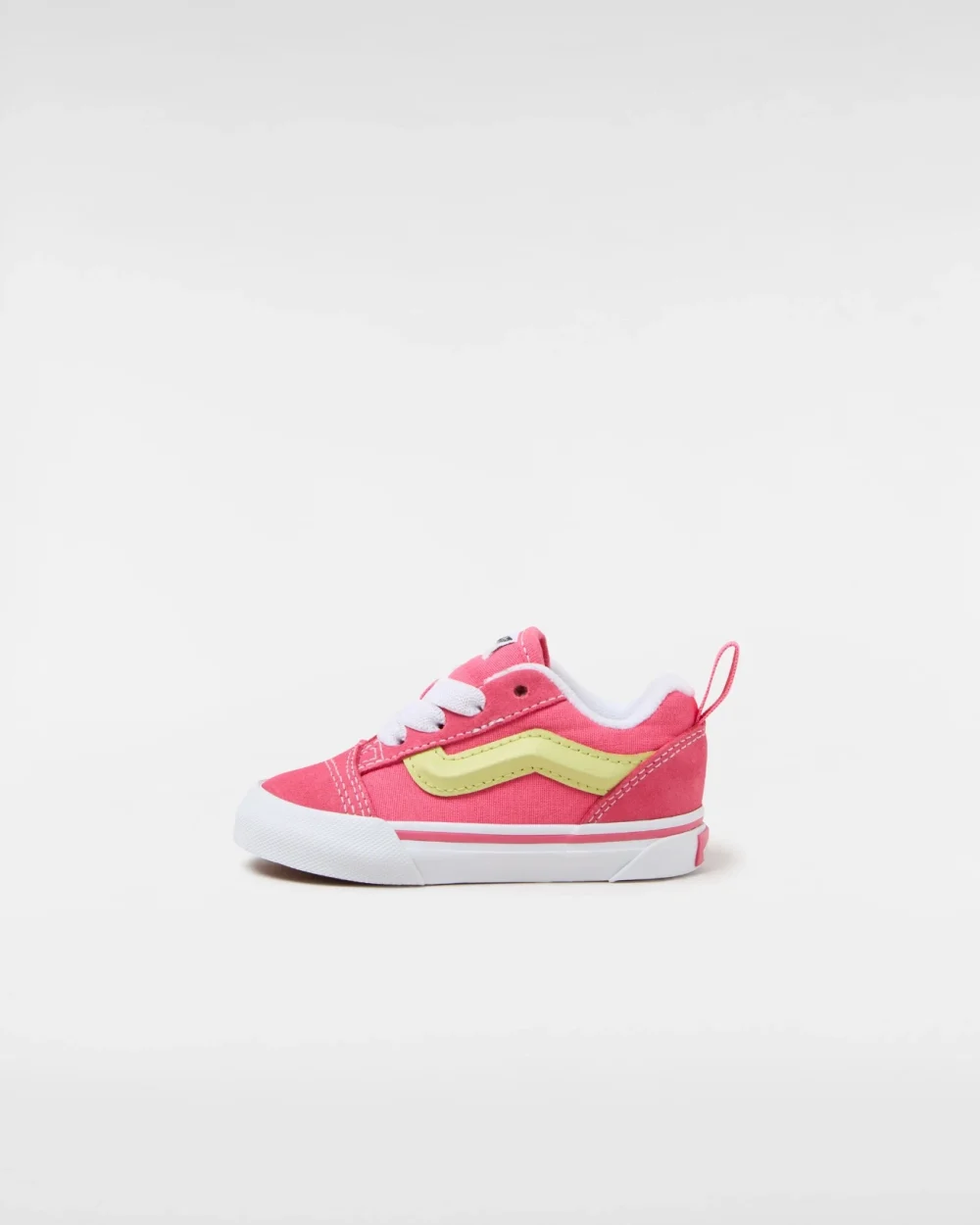 VANS - נעלי תינוקות Knu Skool Elastic Lace – V00D0KDFE – pink-lime – 1