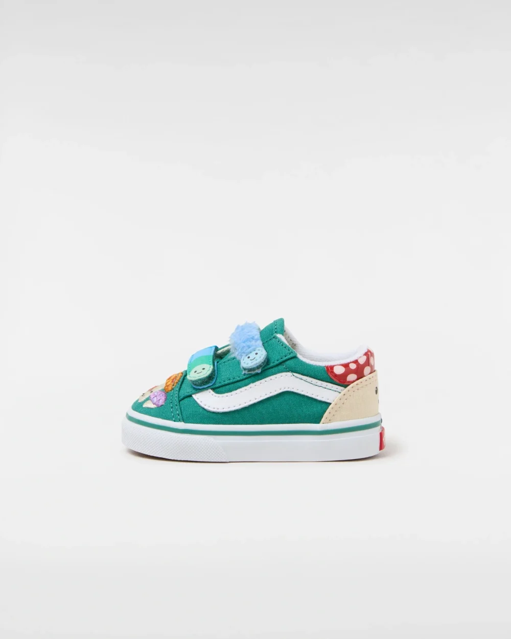 VANS - נעלי תינוקות Old Skool Hook And Loop – V00D1CGRN – green – 1