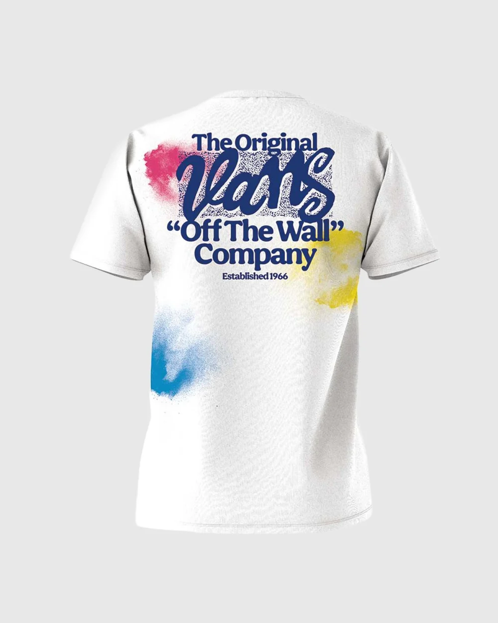 VANS - טי שירט Spray Type – V00G4ZWHT – white – 1