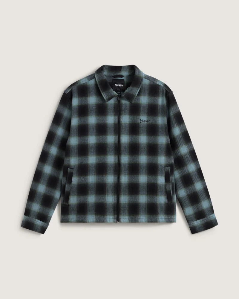 VANS - ג'קט Crestmont Plaid shirt jacket – V00P7UJDU – parisian-night – 1