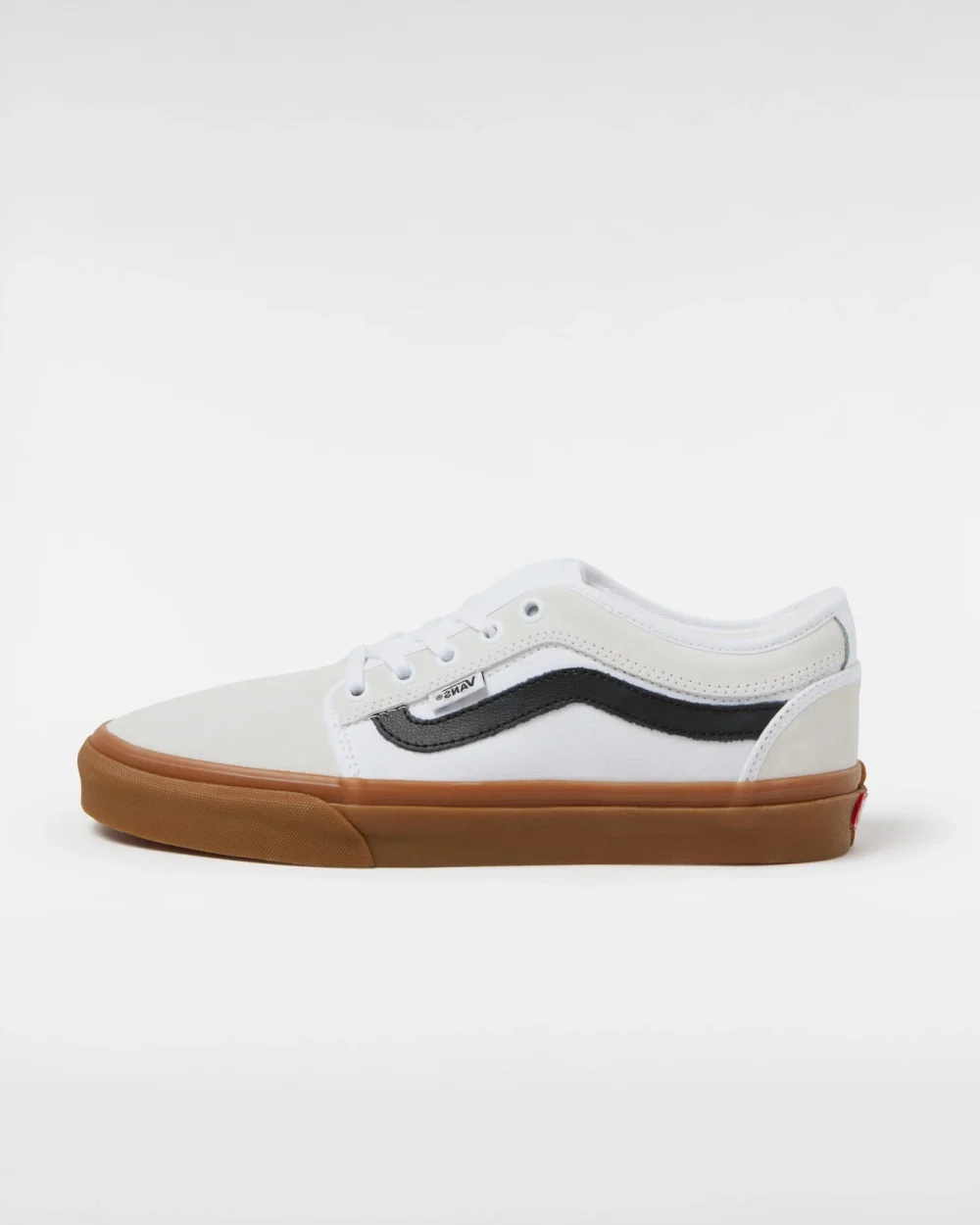 VANS - נעלי סקייט Skate Chukka Low Sidestripe – VA2Z3QWBK – white-black-gum – 1