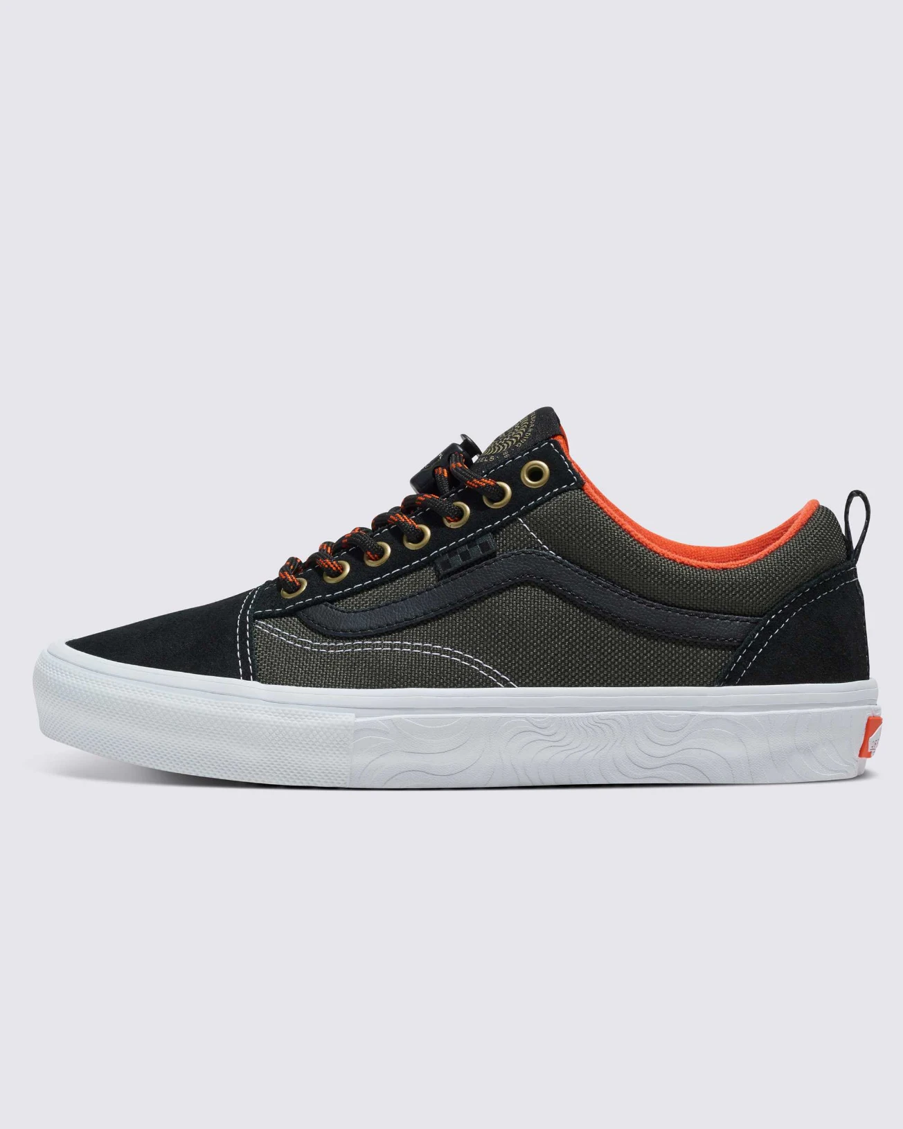 VANS - נעלי סקייט Skate Old Skool – VA5FCBBFM – spitfire-black-flame – 1