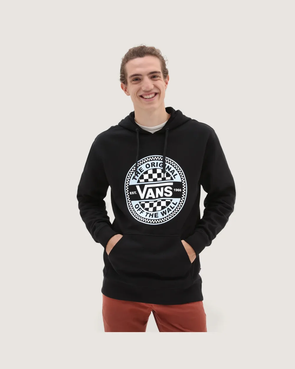 VANS - קפוצ'ון Circled Checker – VA7S8BBLK – black – 1