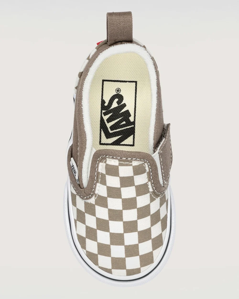 VANS - נעלי תינוקות Slip-On V – V00D0S1NU – color-theory-checkerboard-walnut – 1