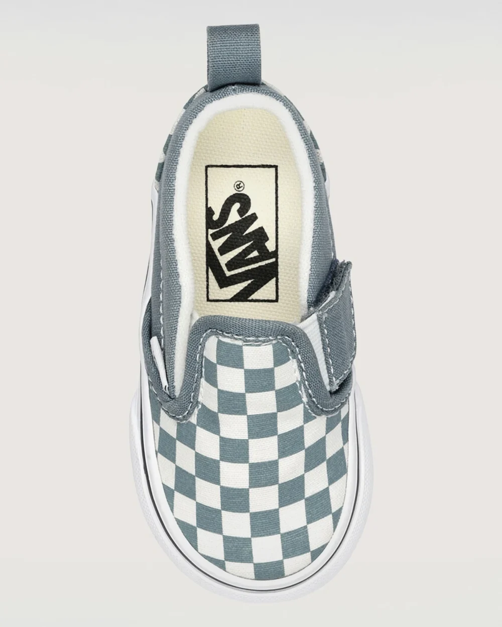 VANS - נעלי תינוקות Slip-On V – V00D0SRV2 – color-theory-checkerboard-stormy-weather – 1