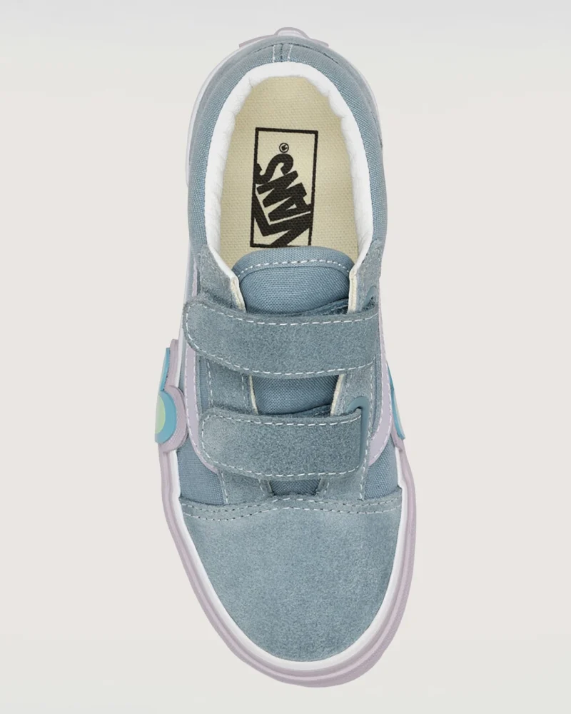 VANS - סניקרס ילדים Old Skool V Heart – V00D4DCFL – citadel – 1